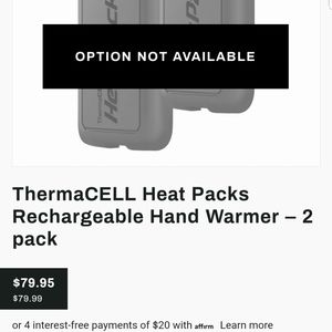 Thermacell Rechargeable Heat Packs